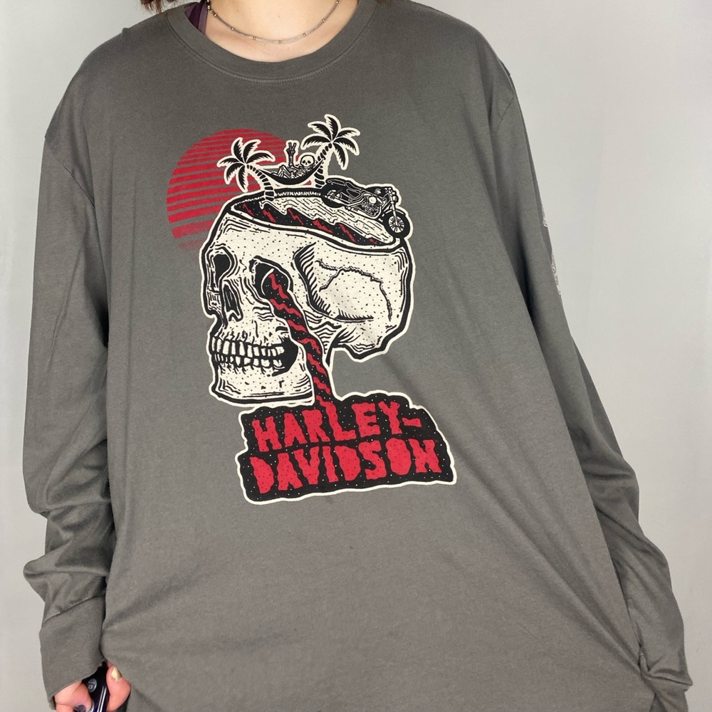 Harley davidson long sleeve tee